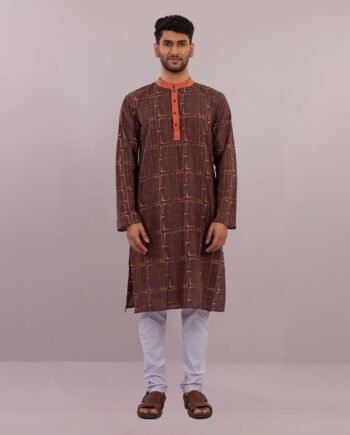 Freesia Cotton Panjabi