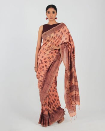 Asclepias syriaca Half Silk Saree