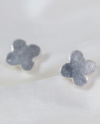 Begonia Silver Earrings
