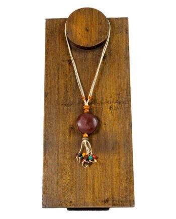 Ethereal wooden necklace