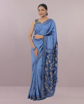 Firefly Silk kantha Saree
