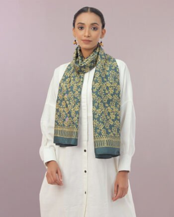 Florid Como Silk Scarf