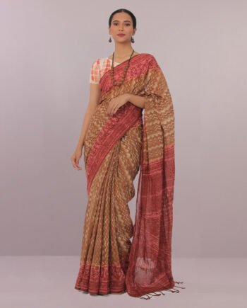 Rudbeckia cotton saree
